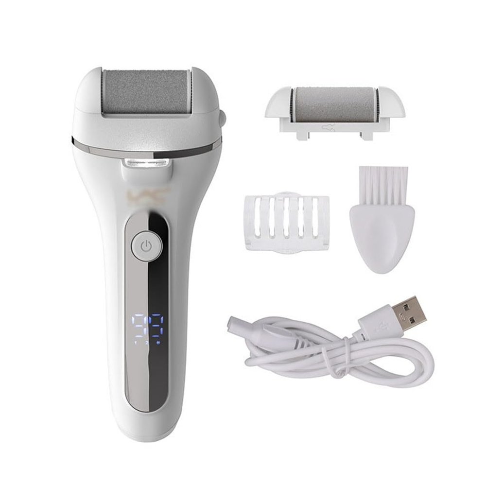 Electric Foot Grinder, Trimmer, calluses Removal, Digital Display, and Skin