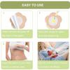 200pcs Castor Oil Patches, Castor Oil Pack Wraps, Disposable Organic Self-Adhesive Pads, Belly Button Patch for Caster Oil, Anti Leakage Design, Breathable & Portable, (Oil Not Included) view 4