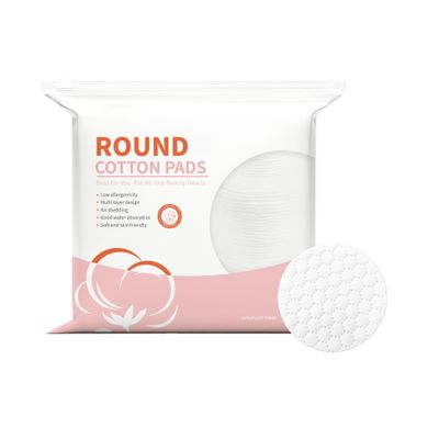 Large Cotton Rounds, 100% Cotton Rounds for Face (180), Dual-Texture, Soft, Lint-Free Makeup Remover Pads (Honeycomb)