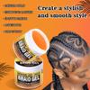 Braid Gel Extreme Hold For Cornrows Locs Twists Edge Fixing Styling Hair Wax Non Sticky Anti Static With Olive Oil Beeswax For Natural Shine Smooth Texture 120ml (1pcs) view 2