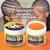 Braid Gel Extreme Hold For Cornrows Locs Twists Edge Fixing Styling Hair Wax Non Sticky Anti Static With Olive Oil Beeswax For Natural Shine Smooth Texture 120ml (1pcs) view 3