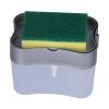 Yinhing Liquid Pump Dispenser 500ml Hand Press Container with Sponge Holder Kitchen Bathroom Plastic One Hand Reduces Waste view 3