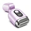 Cordless Electric Shaver for Women: Mini Electric Razors with LED Display - Rechargeable Bikini Trimmer - IPX7 Waterproof Wet Dry Face Razor for Body Pubic Leg (Bright Pink) view 4