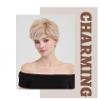 Nuxovin Short Beige Blonde Pixie Cut Human Hair Wigs with Bangs Glueless Lightweight Natural Real Hair Wigs for Women Daily Wear Halloween Cosplay (Beige Blonde,10inch) view 4