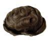 Men's Hair System Toupee Base Q6 Style Human Wig Hairline Bleaching knot(6#_130%_FREE_8X10) view 1