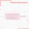 Highlighting Board, Pink Glitter for Hair Dyeing, Balayage, Root Smudging, Professional Hair Salon Tinting Bleach Paddle, 13.5 x 4.1 x 0.3 in view 2