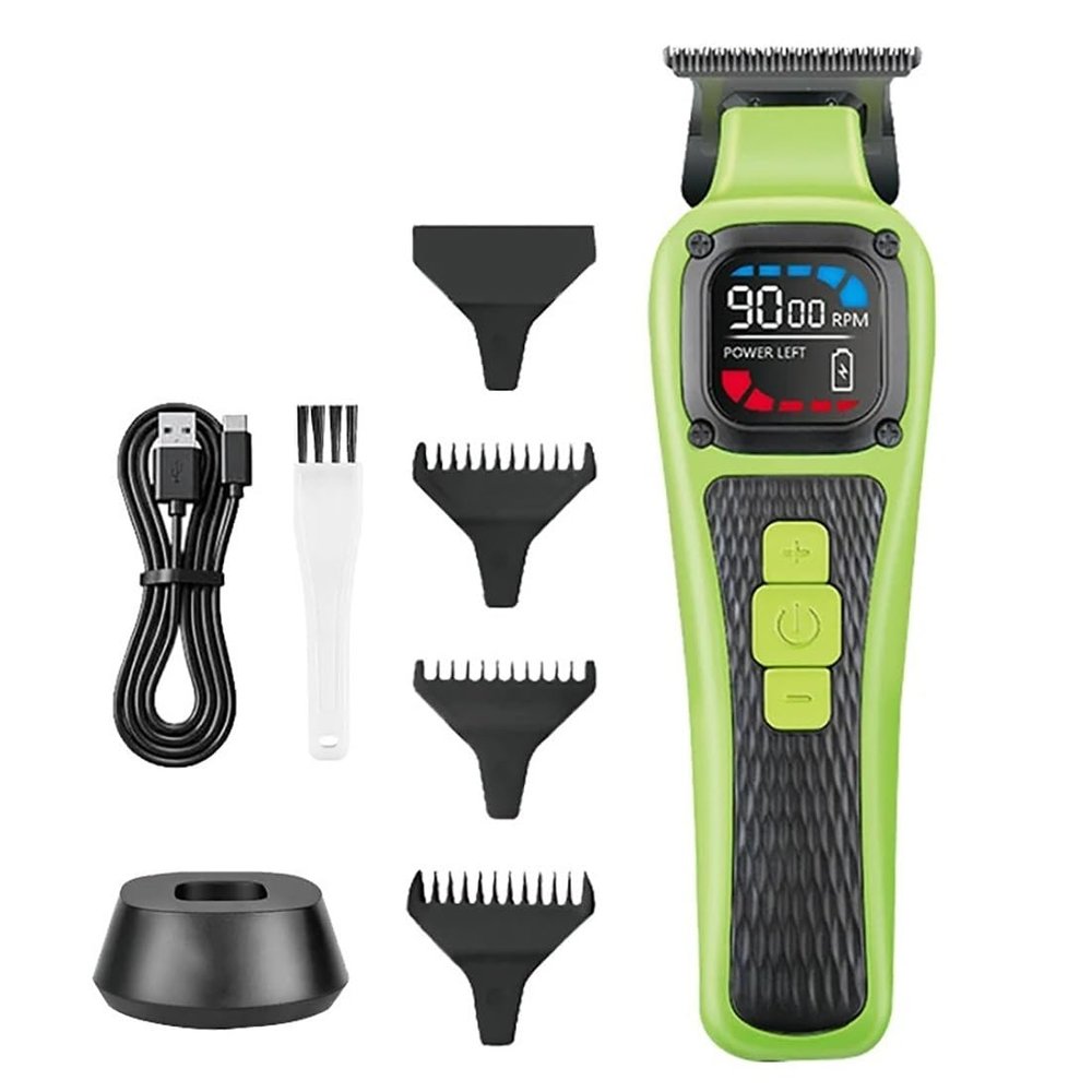 DAXXIN Hair Clippers, Hair Trimmer Professional Clipper Electric Trimmer Rechargeable Barber 0mm Zero Gapped Carving Cutting Machine