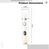 Women Hair Trimmer, 3 in 1 Electric Hair Remover for Face, Eyebrow, Underarm & Bikini, USB Rechargeable Body Shaver with Digital Display, Painless & Skin-Friendly Ergonomic Design view 3