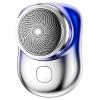 Mini Electric Shaver for Men, Portable Pocket Shaver, Washable Razor with Alloy Shaving Head, ABS Shell, USB Rechargeable, 2.6 x 1.8 in, Gradient Blue view 1