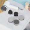 JAOCDOEN 3PCS Electric Spin Scrubber Head Cordless Cleaning Scrubber Brush Head for Replacement (Coarse Fiber, Sponge, Cleaning Cloth, Base) view 3