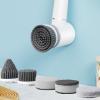 JAOCDOEN 3PCS Electric Spin Scrubber Head Cordless Cleaning Scrubber Brush Head for Replacement (Coarse Fiber, Sponge, Cleaning Cloth, Base) view 4