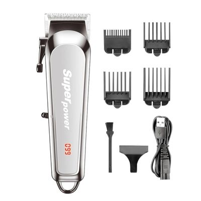 DAXXIN Hair Clippers, Metal Body Hair Clipper with High Endurance, Strong Power, Trimmer, Multifunctional Salon, Household Electric
