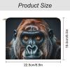 FekiLoot A Gorilla Makeup Bag for Travel, Large Capacity Toiletry Bag with Zipper, Leather Cosmetic Organizer Bag, Waterproof Cosmetic Storage Case with Hook, Makeup Case view 2