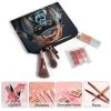 FekiLoot A Gorilla Makeup Bag for Travel, Large Capacity Toiletry Bag with Zipper, Leather Cosmetic Organizer Bag, Waterproof Cosmetic Storage Case with Hook, Makeup Case view 3