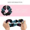 Womens Scrunchies Halloween Mexican Sugar Skull Spiral Hair Ties for Women Ponytail, No Damage Ponytail Holder Coil Hair Accessories view 2