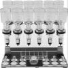 12 Bottle Manual Perfume Dispenser Station with Glass Pump Tester Rack - 200ml Liquid Filling Machine Transfer Kit for Retail Stores & Bars view 1