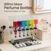 12 Bottle Manual Perfume Dispenser Station with Glass Pump Tester Rack - 200ml Liquid Filling Machine Transfer Kit for Retail Stores & Bars view 2