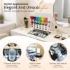 12 Bottle Manual Perfume Dispenser Station with Glass Pump Tester Rack - 200ml Liquid Filling Machine Transfer Kit for Retail Stores & Bars view 3