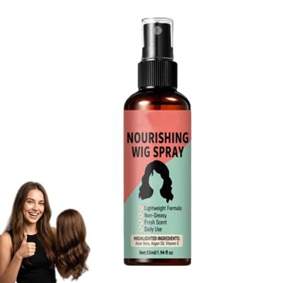 Lightweight No-Rinse Nourishing Wig Spray, One Spray, Frizz Turns Silky Instantly, Leave-In Conditioner for Synthetic & Human Hair Wigs1PCS
