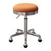 HONKEWN Rolling Stool with Wheels Heavy Duty Rolling Swivel Stool Chair Adjustable Height, for Factory Shop Office(Orange) view 1
