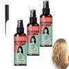 Lightweight No-Rinse Nourishing Wig Spray, 55ml Wig Volumizing Spray, Non-greasy Care Solution, Reduces Tangles, Quick-Drying, For Shine and Smooth Finish (3PCS) view 1