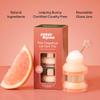 Poppy & Pout Lip Care Trio, Pink Grapefruit Lip Scrub & Natural Lip Mask Set for Dry Lips, Moisturizing Sugar Scrub Exfoliator, Overnight Lip Treatment, Recyclable Glass Jars, Cruelty Free view 3