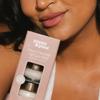 Poppy & Pout Lip Care Trio, Island Coconut Lip Scrub & Natural Lip Mask Set for Dry Lips, Moisturizing Sugar Scrub Exfoliator, Overnight Lip Treatment, Recyclable Glass Jars, Cruelty Free view 2