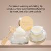 Poppy & Pout Lip Care Trio, Island Coconut Lip Scrub & Natural Lip Mask Set for Dry Lips, Moisturizing Sugar Scrub Exfoliator, Overnight Lip Treatment, Recyclable Glass Jars, Cruelty Free view 4