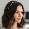 QERPON 2Pack Ripples Thin Acetate Hairband for Women Girl Elegant Nonslip Headbands for Daily Use Party and Work Outfit view 3