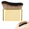 Self Tanning Brush, Streak-Free Body Makeup Brush for Tanning Lotion Mousse Foundation, Portable Soft Bristle Tanner Brush for Face Body, Travel Friendly (Gold) view 1