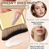 Self Tanning Brush, Streak-Free Body Makeup Brush for Tanning Lotion Mousse Foundation, Portable Soft Bristle Tanner Brush for Face Body, Travel Friendly (Gold) view 4