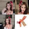 QERPON Punk Dark Skull Hair Clip for Women Girls Lightweight Hairpin for Halloween Party Cosplay Costume view 2
