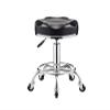 HONKEWN Round Swivel Stools with Wheels and Foot Rest Heavy Duty Hydraulic Rolling Stool, for Spa Salon Massage Work(Black) view 1