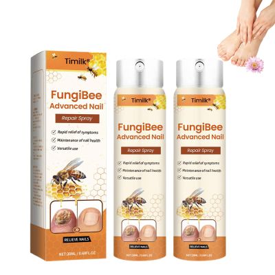 Acezozla Fungibee Advanced Nail Repair Spray, 2026 Upgrade Professional Fungibee Nail Spray, Bee Venom Nail Soothing Spray - nail Care Safely and Gently (2cps)