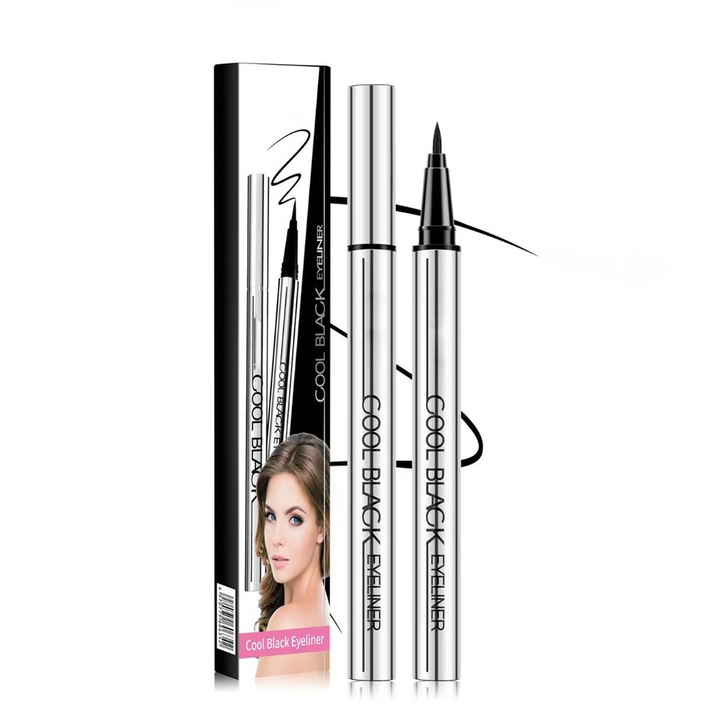 Liquid Eyeliner Pen, Ultra Fine Tip, Waterproof & Smudge Proof