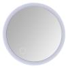 30X Magnifying Makeup Mirror, LED Lighted Cosmetic Mirror with Suction Cup, Portable Travel Vanity for Home Bathroom Travel (White) view 2