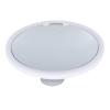 30X Magnifying Makeup Mirror, LED Lighted Cosmetic Mirror with Suction Cup, Portable Travel Vanity for Home Bathroom Travel (White) view 3