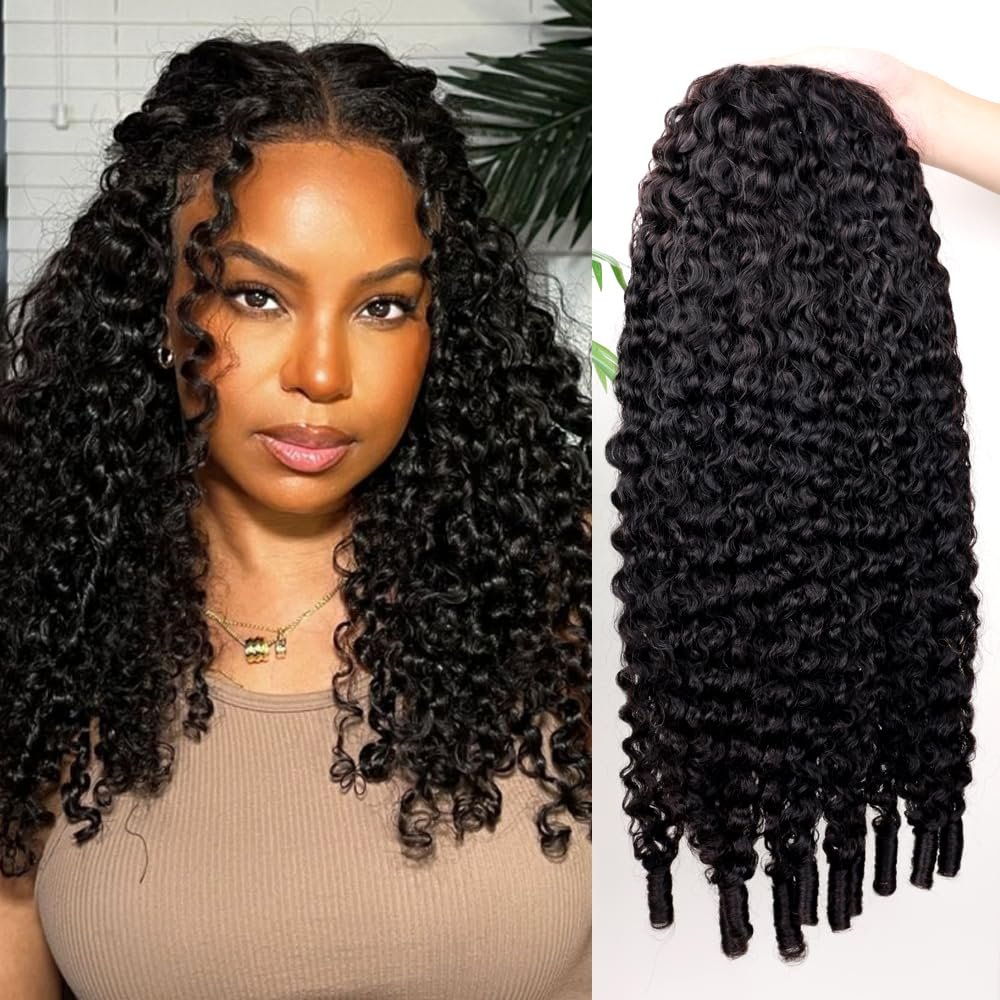 13x6 Full Lace Frontal Wig Burmese Curly Wig Human Hair HD Transparent Ear to Ear Lace Frontal Burmese Wigs with Spiral Curls End Pre Plucked 180 Density Deep Wave Human Hair Wigs for Women 22 Inch