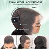 13x6 Full Lace Frontal Wig Burmese Curly Wig Human Hair HD Transparent Ear to Ear Lace Frontal Burmese Wigs with Spiral Curls End Pre Plucked 180 Density Deep Wave Human Hair Wigs for Women 22 Inch view 4