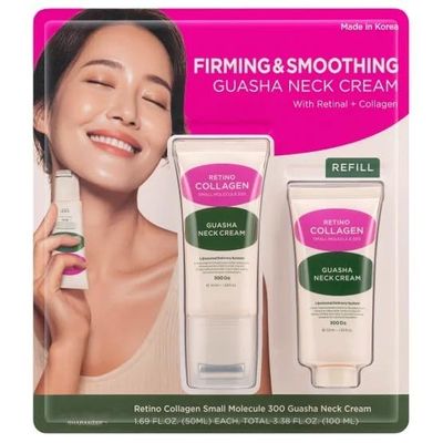 Retino Collagen Guasha Neck Cream, 3.38 fl oz, 2-Pack