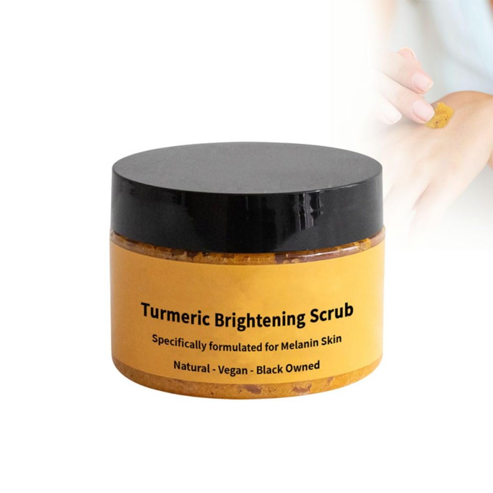 Turmeric Exfoliating Body Scrub,Turmeric Body Scrub Moisturizing and Exfoliating,Gently Exfoliate Body Hand and Foot Scrub,Moisturized Skin (1PCS)