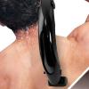 MIXIKE USB Rechargeable Electric Back Hair Trimmer with Foldable 46cm Handle for Men Waterproof and Detachable Heads view 2
