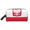 CLNXMT Poland With Eagle Flag Cosmetic Bag Waterproof Large Capacity Cosmetic Pouch Travel Toiletry Storage Bag view 1