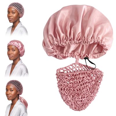 TWSURE 2 In 1 Wrap Cap Bonnet, Bounce Curl Bonnet with Reduce Frizz