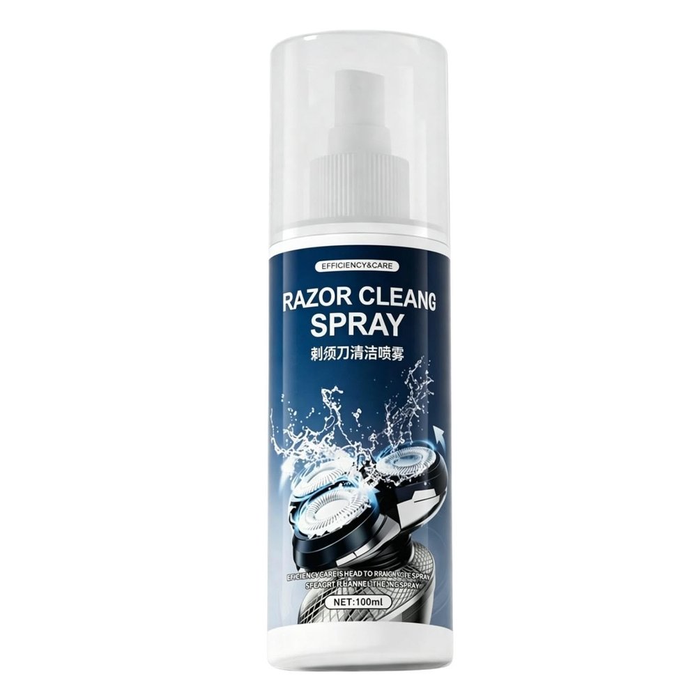 100ml Razor Cleaning Spray, Compatible With Braun S3/S4/S5/S6/S7/S8/S9 Series(1pcs)