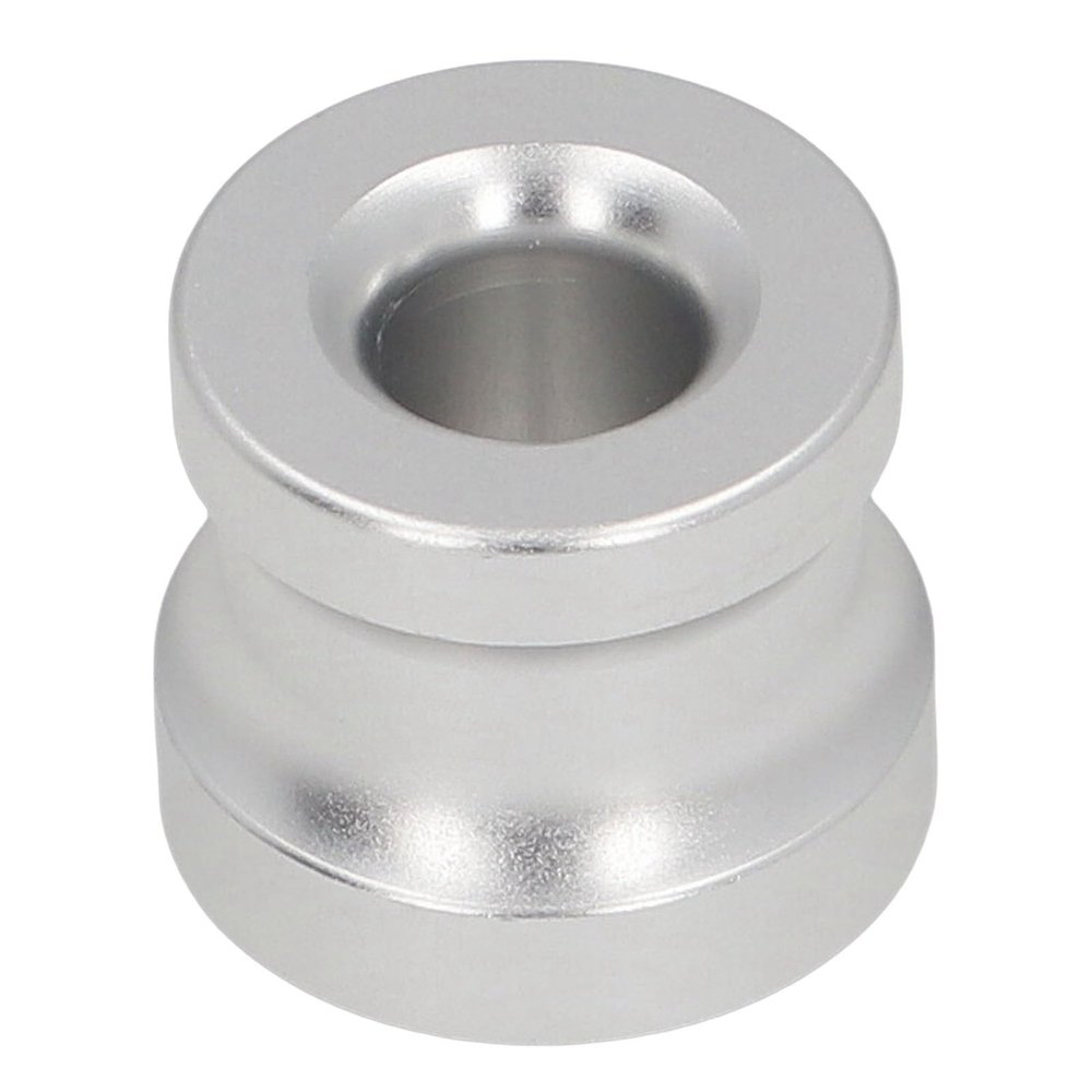 Chiyyak Zinc Alloy Holder, Exquisite Shaving Brush Stand for Organized Shaving Tools (Silver Circle)