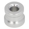 Chiyyak Zinc Alloy Holder, Exquisite Shaving Brush Stand for Organized Shaving Tools (Silver Circle) view 1