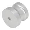Chiyyak Zinc Alloy Holder, Exquisite Shaving Brush Stand for Organized Shaving Tools (Silver Circle) view 2