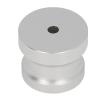 Chiyyak Zinc Alloy Holder, Exquisite Shaving Brush Stand for Organized Shaving Tools (Silver Circle) view 4