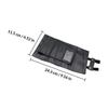 VILLCASE Black PU Scissor Bag for Barbers, Portable 6pcs Salon Storage view 2